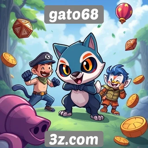 Gato68 apresenta novas funcionalidades em plataforma de jogos